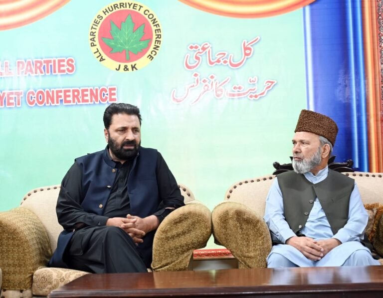 وزیراعلیٰ گلگت بلتستان کی حریت قیادت سے ملاقات، مسئلہ کشمیر پر مشترکہ مؤقف اور عالمی برادری سے مؤثر کردار کا مطالبہ