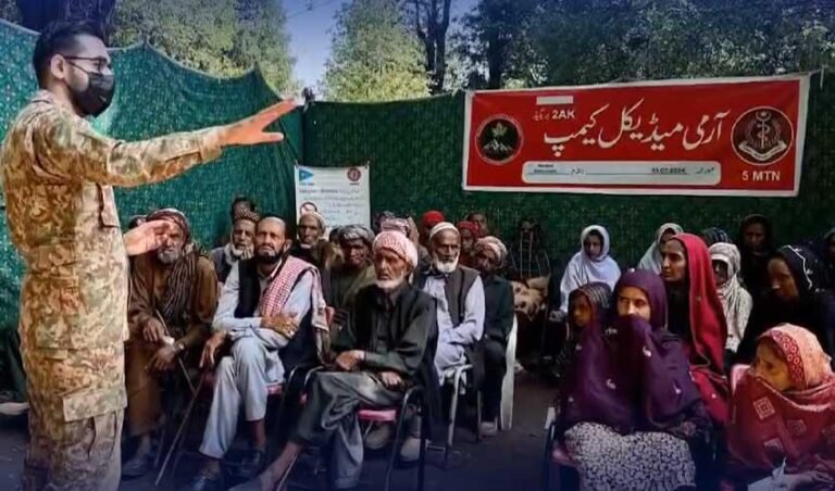 راولاکوٹ میں مفت میڈیکل کیمپ، 5 ہزار 300 سے زائد افراد کو ادویات فراہم